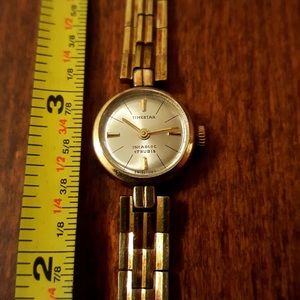 RARE TIMESTAR INCABLOC 17 Jewels (Rubis) Swiss Movement Ladies Bracelet Watch